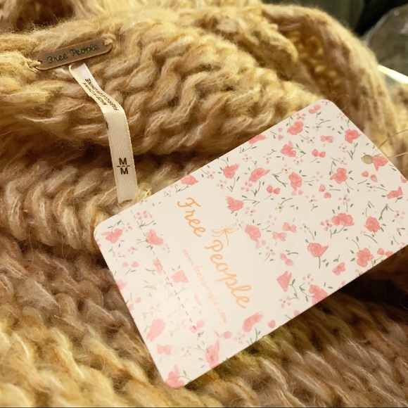 FREE PEOPLE Home Town Balloon Sleeve Cardigan M - Picture 8 of 16